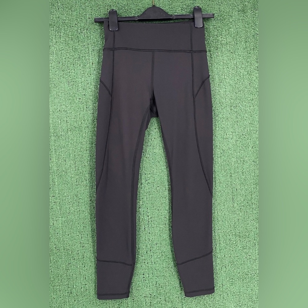 Lululemon In Movement Everlux 7/8 Black Leggings Women’s Size 4